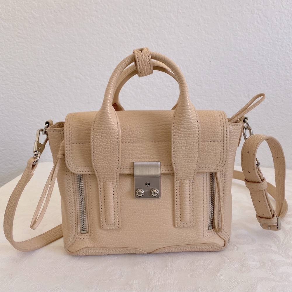 3.1 PHILLIP LIM beige Mini Pashli leather bag